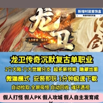 GEE龙卫传奇沉默复古单职业六大分支觉醒多新技能