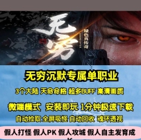 新Gom无穷沉默专属神器单职业天命命格BUFF3大陆