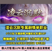 新GOM凌云沉默专属单职业八大陆高清跑图天龙命格