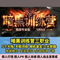 lf暗黑训练营三职业精修毕业完整版5大陆鉴定天赋热血传...