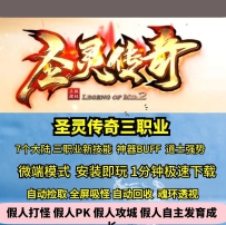 GEE圣灵传奇三职业新技能神技道士强势七大陆神器BUFF