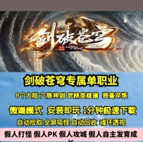 新GOM剑破苍穹专属单职业八大陆高清神器BUFF